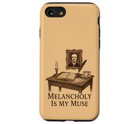 Dark Academia Gothic Vintage Scrivania Scrivania Estetica Custodia per iPhone SE (2020) / 7/8