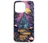 Dark Academia Libreria Gotica Teschi e Floreali Custodia per iPhone 15 Pro Max