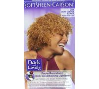 Dark and Lovely - Colorazione per capelli resistente alla permanente, colore biondo dorato chiaro 384