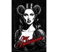 Dark and Stylish Lined Notebook- Lady Devil / 6x9 / 200 lined pages: Gothic Journal