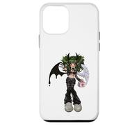 Dark Angel Demon Emo Baddie Grunge Y2K Gothic Nursecore Custodia per iPhone 12 mini