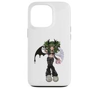 Dark Angel Demon Emo Baddie Grunge Y2K Gothic Nursecore Custodia per iPhone 13 Pro