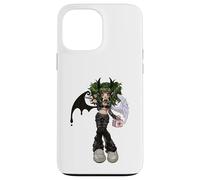 Dark Angel Demon Emo Baddie Grunge Y2K Gothic Nursecore Custodia per iPhone 13 Pro Max