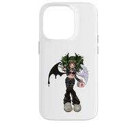 Dark Angel Demon Emo Baddie Grunge Y2K Gothic Nursecore Custodia per iPhone 14 Pro