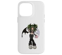 Dark Angel Demon Emo Baddie Grunge Y2K Gothic Nursecore Custodia per iPhone 14 Pro Max