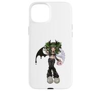 Dark Angel Demon Emo Baddie Grunge Y2K Gothic Nursecore Custodia per iPhone 15 Plus
