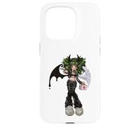 Dark Angel Demon Emo Baddie Grunge Y2K Gothic Nursecore Custodia per iPhone 15 Pro