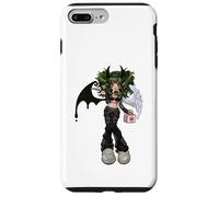 Dark Angel Demon Emo Baddie Grunge Y2K Gothic Nursecore Custodia per iPhone 7 Plus/8 Plus