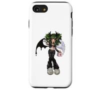 Dark Angel Demon Emo Baddie Grunge Y2K Gothic Nursecore Custodia per iPhone SE (2020) / 7 / 8
