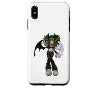 Dark Angel Demon Emo Baddie Grunge Y2K Gothic Nursecore Custodia per iPhone XS Max