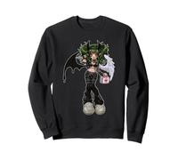 Dark Angel Demon Emo Baddie Grunge Y2K Gothic Nursecore Felpa
