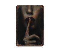 Dark Art - Targa in metallo vintage con ritratti di donne intime, per uomini, pub, club, caffetterie, bar, decorazione artistica da parete per casa, poster retrò, 20 x 30 cm