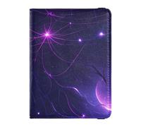 Dark Bat Vampire Web Moon Porta passaporto in pelle per viaggi per il viaggio Portafoglio Combo Documenti Organizer Holder Accessori per le donne Ultra Sottile, Luna web vampiro pipistrello scuro, 1