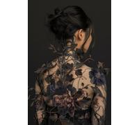 Dark Bloom: A Journal of Mystery and Transformation: 6x9” Lined Notebook | 200 White Pages | Mirrored Botanical Tattoo Cover | For Deep Writing, Reflection & Creative Energy