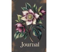 Dark Botanical Journal: Vintage Floral Lined Notebook (6x9) for Women | Notes & Reflection | Zen Ink Press