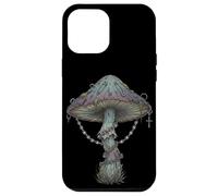 Dark Botanical Mushroom Illustration Custodia per iPhone 12 Pro Max