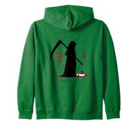 Dark Christmas Morte Santa Natale Gotico terrore Sangue Felpa con Cappuccio