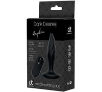 Dark Desires Angelina Plug anale vibrante 9x e rotante stimolante telecomando