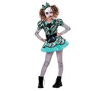 Dark Doll Girls Fancy Dress Costume Contiene Collant per Maschera e Fascia da 8 a 10 Anni