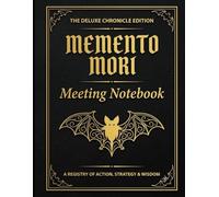 Dark Elegance Meeting Notebook: Gothic Log Book & Executive Agenda | Structured Meeting Notes, Action Items, Follow-Ups, and Deadlines | 8.5 x 11 Premium Hardcover