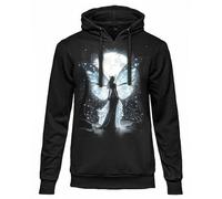 DARK EMBER - Felpa Donna con Cappuccio Starlight Wings, Felpa in Cotone con Tasche Laterali, vestibilità Regular Fit S