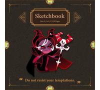 Dark Enchantress Cookie Sketchbook: Kingdom Run Drawing Journal with 120 blank pages in an 8.5 x 8.5 Art Doodle Pad for kids teens and creative artists