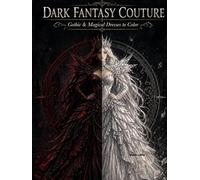 Dark Fantasy Couture: Gothic & Magical Dresses Coloring Book for Adults