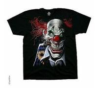 Dark Fantasy Joker Clown Viso Crazed Sigaro Evil Sinistro Mean Pauroso Maglietta