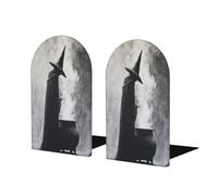 Dark Fantasy Old Witch Calderone Fermalibri Per Scaffali 2 Pz Fermalibri In Legno Fermalibri Organizzatore Per Casa Ufficio Biblioteche