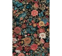 Dark Floral Journal: 6x9 Lined Aesthetic Vintage Notebook for Women: A Moody Notebook with a Vintage Millefleur Pattern | The Perfect Dark Academia Gift for Artists & Writers