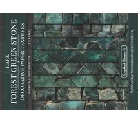 Dark Forest Green Stone: Decorative Paper Textures