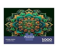 Dark Forest Mandala 1000 Pezzi Puzzle Per Adulti - Cartone Spesso E Durevole & Puzzle Anti-stress Moody Vibrant Foliage - Per Appassionati Di Puzzle 70x50cm/1000pcs Idea Regalo