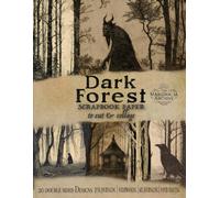 Dark forest scrapbook paper: Mystical spooky forest themes. To cut and collage. For junk journaling, paper-crafting. decoupage, art journaling and more.
