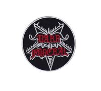 Dark Funeral Black Metal Band Round Distintivo Ricamato Applicazioni Il Ferro Sulla Toppa Patch Accessorio