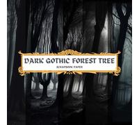 Dark Gothic Forest Tree scrapbook paper: 20 Double High quality Design, 8.5x8.5in Gothic Themed Scrapbooking Paper for Junk Journals, Decorative, Mixed Media, Collage, Card Making and more