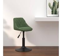 Dark Green Velvet Swivel Bar Stools, Adjustable Counter Height Kitchen Island Chairs, Modern Dining Room Seating