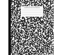 Dark Grey Marble Composition Notebook, Wide Ruled School Notebook for Students, Aesthetic Marble Journal for Class Notes, 7.5 x 9.25: Stylish marble ... class notes, journaling and everyday writing