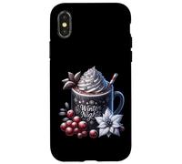 Dark Hot Chocolate For Cocoa Lovers And Frosty Winter Nights Custodia per iPhone X/XS