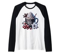 Dark Hot Chocolate for Cocoa Lovers And Frosty Winter Nights Maglia con Maniche Raglan