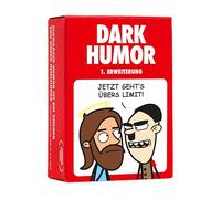 DARK HUMOR 1. Espansione del gioco di carte con umorismo nero, 100 carte | Set di espansione a partire dai 16 anni, giocabile solo insieme al gioco principale DARK HUMOR con 100 carte tedesche per la