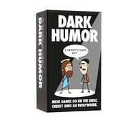 DARK HUMOR - Gioco di carte fumetti | 360 carte di umorismo oscuro, sarcasmo, argomenti tabù, scherzi e ironia | Divertente gioco di feste di pericolo per adulti
