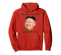 Dark Humor - Maglietta divertente Kim Jong Un Corea del Nord Felpa con Cappuccio