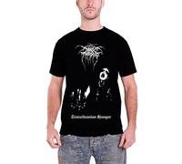 Dark in Trono Transilvanian Fame con Licenza Nue Uomo Nero T-Shirt