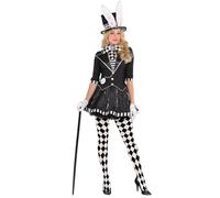 Dark Mad Hatter Costume Size 10-12