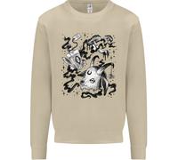 Dark Magic Black Voodoo Magic Mushrooms Uomo Sweatshirt Jumper