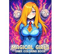 Dark Magical Girls Coloring Book: Shadow Spells Coloring Pages with Witchy Outfits, Dark Glamour, and Powerful Looks for Teens & Adults Relaxation