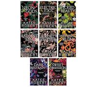 Dark Olympus Series 8 Books Collection Set By Katee Robert (Book 1 To 8) (Neon Gods, Electric Idol, Wicked Beauty, Radiant Sin, Cruel Seduction, Midnight Ruin, Dark Restraint, Sweet Obsession)