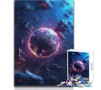 Dark Planet Puzzle da 1000 pezzi per adulti, gioco educativo e divertente, attività di apprendimento, regalo perfetto e premuroso per ogni occasione, dimensioni 38x52cm