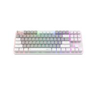 Dark Project ALU87A Onionite Wired Gaming Tastiera meccanica (inglese US, ANSI) - TKL 80% | RGB | Interruttori G3MS ambra lubrificati | stabilizzatori lubrificati | Hot-Swap