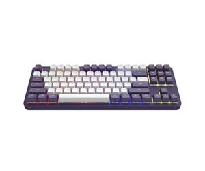 Dark Project ALU87A VIOLET Tastiera meccanica da gioco | ANSI ENG | Interruttori ingrassati G3MS Sapphire | Stabilizzatori ingrassati | Supporto con guarnizione flessibile | Alluminio | TKL 80% | RGB